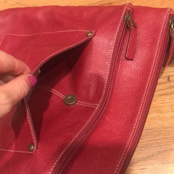 Red Leather Bag - Picture 4 of 11